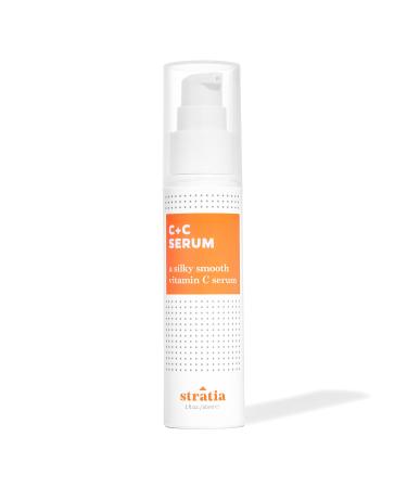 Stratia C+C Serum | 15% Vitamin C with 10% L-ascorbic Acid Serum | Non-Irritating  Water-Free Formula | Anti-Aging Benefits | 1 Fl Oz