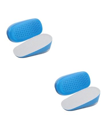 Mobestech 2 Pairs Gel Shoes Insert Sole Height Increase Shoe Inserts Height Increase Insoles Heel Cup Inserts Mens Insoles Invisible Height Increasing Insoles Unisex Inner Cushion