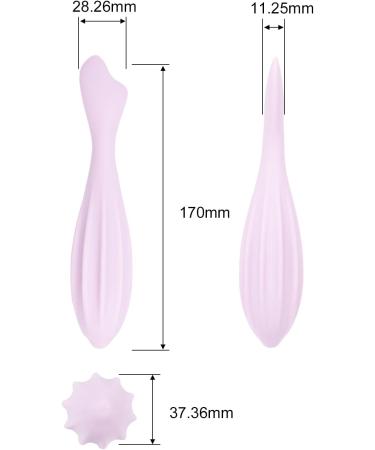 Silicone Face Massage Scooter - Elegant Pear-Shaped Facial Device for Skin Tightening & Muscle Relief | International Shipping - Buy Online on GoSupps.com