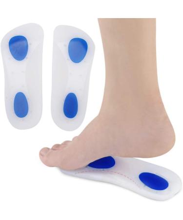 Buy Silicone Insoles - Invisible Gel Heel Cushions for Pain Relief | Breathable Anti-Sweat Comfort - Buy Online on GoSupps.com