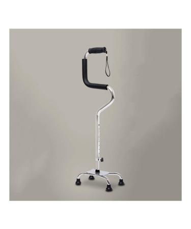 Four-Legged Cane Walking Sticks Non-Slip Adjusted Height Walking Canes Aluminum Alloy Crutches for Elderly and Disabled Elegant