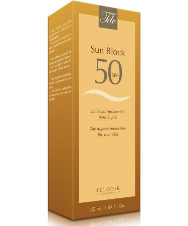 Tegoder Cosmetics Sunblock Spf 50 50 ml - Buy Online on GoSupps.com