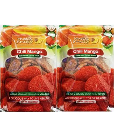 Nutty & fruity chili mango gourmet dried fruit 30 oz (2 Pack)