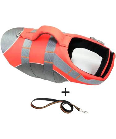 Hzqifei Reflective Life Jacket for Dogs - Premium Swimming Vest for Small Medium & Large Breeds (Orange Size S) - Safe & Stylish Dog Swim Training Gear - Buy Online on GoSupps.com