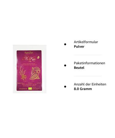 Rawkao She Shatavari Drinking Chocolate - Organic Raw Vegan Moon Milk Powder | Sugar-Free Hot Cocoa & Coffee Replacement | Energy Drink for Women - 8g Pack | Pureeraw - Buy Online on GoSupps.com