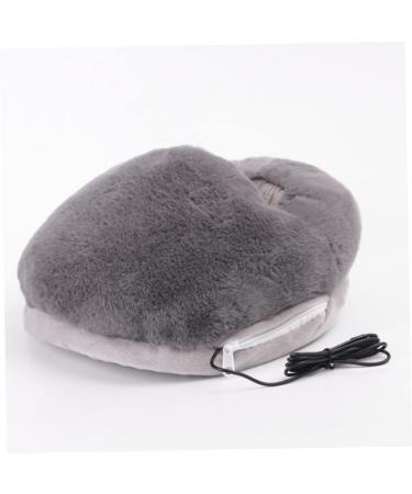 Buy Homsfou USB Heated Foot Warmer Pillow & Back Massage Cushion - Ultimate Comfort Slippers for Women - Buy Online on GoSupps.com