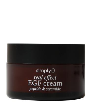 simplyO Real Effect EGF Cream I Epidermal Growth Factor I Korean Skincare for Firming  Lifting  Wrinkle Care  1.7 fl oz