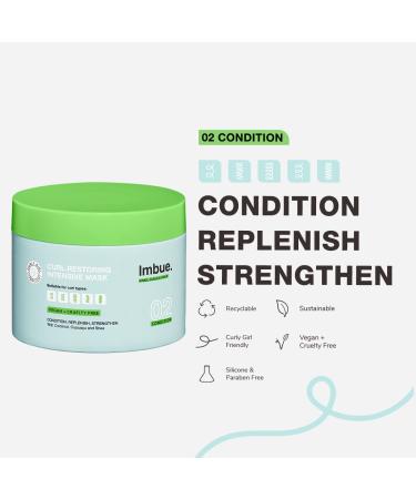 Imbue Curl Restoring Intensive Mask 10.1 fl oz - Vegan Protein Deep Conditioner for Curly Hair - Buy Online on GoSupps.com