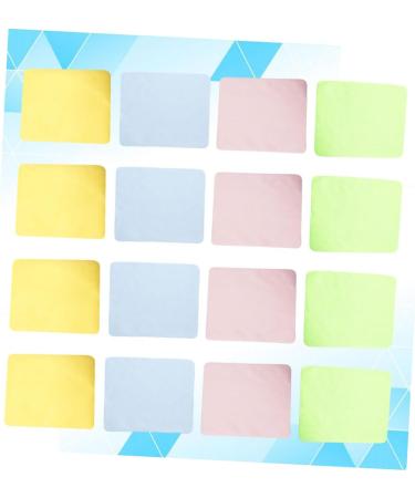 60 Pcs Microfiber Cleaning Cloth Set for Glasses & Screens - Lens Cleaning Assorted Colors - 18x15cm - Buy Online on GoSupps.com