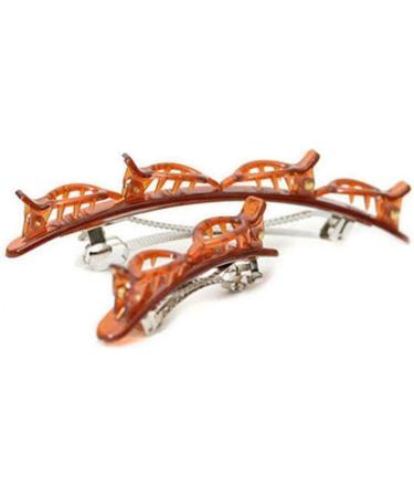 4PC Double Layer Twist Plait Headband Hair Tools Fashion Fixed hair Hairdressing Women girls Styling Clip Twist Barrettes Double Bangs Hairstyle Hairpin Doul Layer Hair Clips (Set1) - Buy Online on GoSupps.com