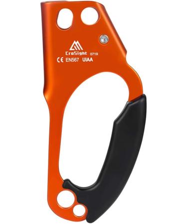 CroSight Hand Ascender for Rock Climbing & Rappelling (Left Hand) - CE Certified | 8-13MM Rope, 5KN Load | Arborist Gear - Buy Online on GoSupps.com