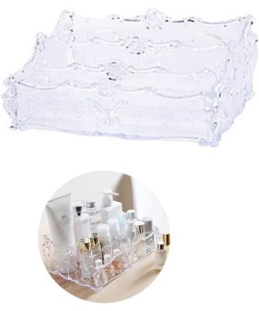Zerodeko Box Clear Makeup Organizer Eyeshadow Organizer Cosmetics Organizer Jewelry Makeup Stand 25.5*17cm Picture 1 - Buy Online on GoSupps.com
