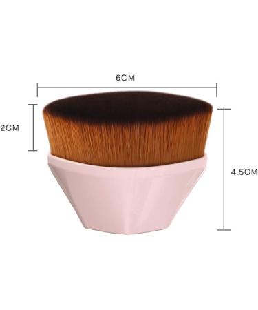 Petal-Shaped Makeup Brush Foundation Brush Foundation Makeup Brush Suitable for Mixed Liquid Cream or Flawless Powder Cosmetics Multifunctional Makeup Brush (Pink) - Buy Online on GoSupps.com