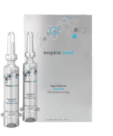 inspira: cosmetics Med Age Reboot Triple Hyaluronic Acid & Foam Stem Cell Serum for Younger Skin Revitalizing Effect 20ml