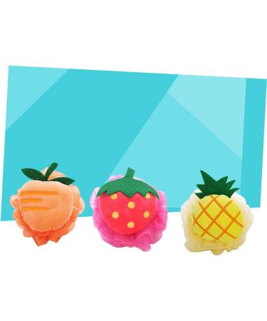 Buy Mikinona 3pcs Loofah Pad Mesh Shower Ball - Bath Scrubber & Baby Shower Accessories | Fast International Shipping - Buy Online on GoSupps.com