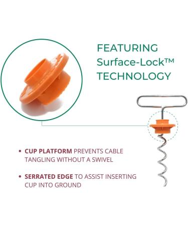 Buy Intelli-Stayk Mini Dog Pile | Locking Technology | Durable & Portable Dog Stakes - International Shipping Available - Buy Online on GoSupps.com