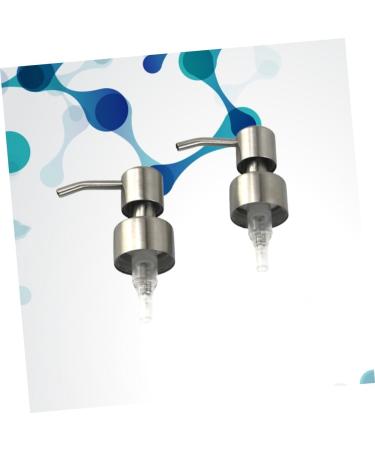 Unomor 6 Pcs Stainless Steel Cream Pump Heads - Bottle Accessories & Press Pumps for Easy Dispensing - Buy Online on GoSupps.com