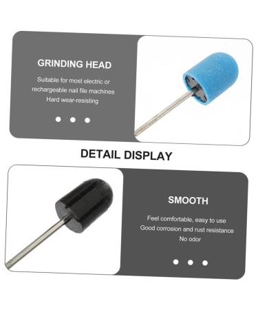 VINTORKY 1 Set Nail Color Sand Cap Power Tools Electric Nail File Nail Tools Nail Drill bit Cap Nail Polisher Sand caps Polishing Burr Caps Manicure Tool Nail Polisher Caps Grinding Head 2x1.5cm - Buy Online on GoSupps.com