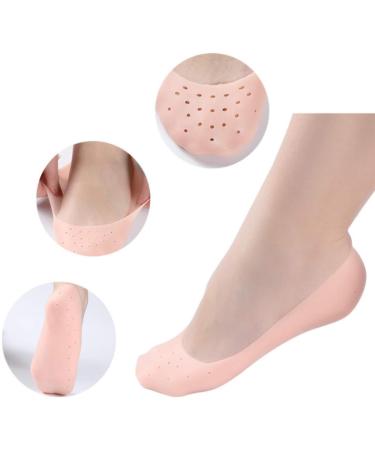 Silicone Socks Full Length for Foot and Heel 2 Pairs (Medium - 8.5cm (3.36 inches)*19.3cm (7.59 inches)) - Buy Online on GoSupps.com