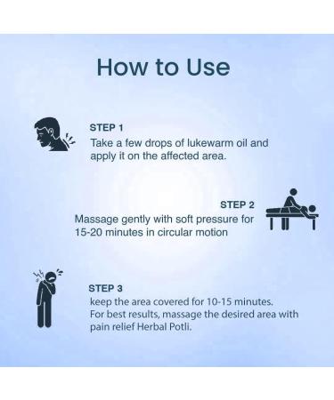 Natural Pain Relief Oil Blend with Clove Camphor Turmeric & Eucalyptus | Effective for Muscle Knee Joint & Back Pain - Buy Blue Now - Buy Online on GoSupps.com