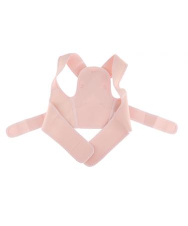 harayaa Posture Correct Back Brace Correction Ergonomics Design Comfortable Trainer for Men and Women for Back Hunchback Neck Pink XS S
