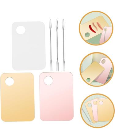 Ipetboom 3 ensembles Lot Palettes Maquillage avec Spatules Plateau M lange Fond de Teint et Facile Nettoyer Assortiment Couleurs pour Femmes - Buy Online on GoSupps.com