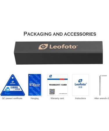 Leofoto VR-150LS Dual Pivot Long Tele Lens QR Plate Mount Arca - 295mm Updated Version - Buy Online on GoSupps.com