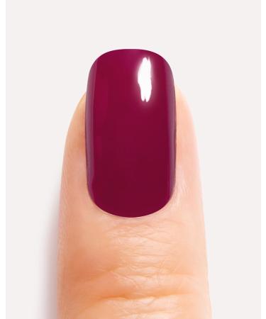 Maniko UV gel strips - self -adhesive nail film for up to 2 applications - vegan & long -lasting - manicure for natural nails (20 UV gel strips) (Bordeaux)