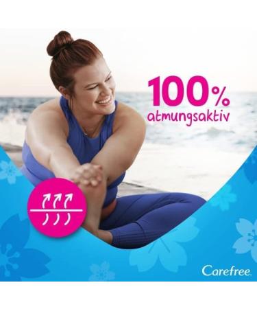 Carefree Slip Performance Cotton Feel - Fresh Fragrance Breathable Comfort 48 Pieces (5 Pack) - Ultimate Dryness & Freshness - Buy Online on GoSupps.com