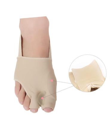 NOLITOY Thumb Brace & Bunion Protector 2 Pairs Straightener Pads & Cushioned Socks for Foot Comfort & Spacing - Buy Online on GoSupps.com