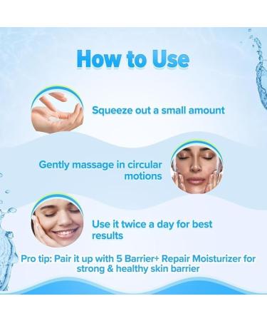 Face Cleanser with Avocado & 5 Essential Ceramides - 100ml | Non-Oil Stripping Formula for Dry & Sensitive Skin | Strengthens Skin Barrier | Suitable for Men & Women | Shop Internationally - Buy Online on GoSupps.com