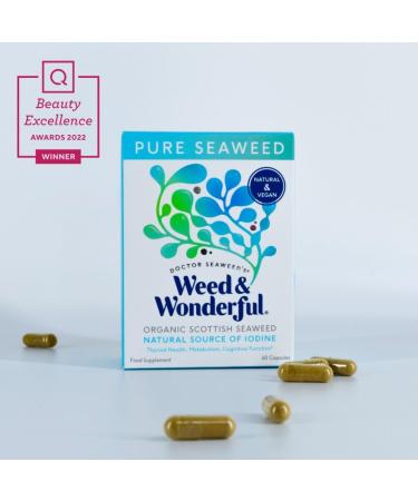 Doctor Seaweed Pure Seaweed Capsules - 2 Months Supply - 100% Organic Scottish Seaweed - 60 Count - Buy Online on GoSupps.com