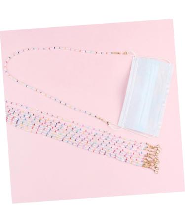 Gatuida 4-Piece Mask & Glasses Hanging Chain Set | Adjustable Pearl Lanyard for Kids & Adults | Durable Shot Glasses & Face Mask Holder - Buy Online on GoSupps.com