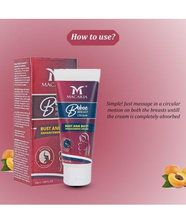  MACARIA Bobae Breast Cream - Natural Breast Enlargement Gel Fast - Reshape and Enhancement Bust Firming and Lifting Breast Lift Cream for Bigger Breast for Beauty Body Beautiful Sexy Breast Bust Boobs - Buy Online on GoSupps.com