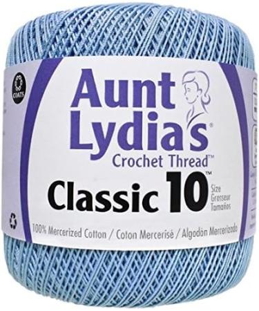 Aunt Lydia's Size 10 Crochet Thread in Delft - 2-Pack - Buy Online on GoSupps.com