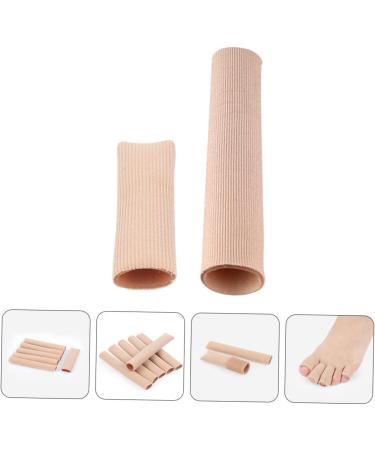 FRCOLOR 2pcs Toe Covers - Anti-Wear Protector Safety Toe Shoe Caps - Khaki Sebs Toe Sleeves for Finger Protection - Buy Online on GoSupps.com