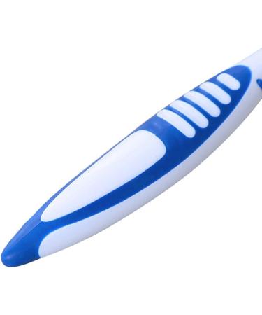 Persdico Eco-Friendly Denture Toothbrush Double Brush Head Soft Non-Slip Handle for Effective Cleaning - Buy Online on GoSupps.com