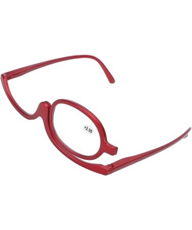 Fashionable +2.50 Makeup Reading Glasses - Rotatable High-Folding Magnification Lenses for Women - Buy Online on GoSupps.com