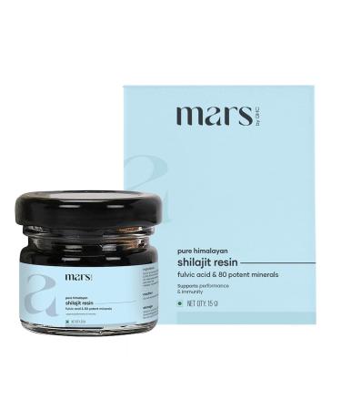 mars by GHC Himalayan Organic Shilajit Resin | Natural Resin Sourced from The Himalayas | Supports Vitality, Energy & Overall Wellness | 15g | Pack of 1 1 Count (Pack of 1)