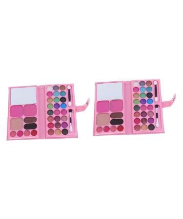 FRCOLOR 2pcs 33 Eye Shadow Powder Makeup Eyeshadow Eye Makeup for Women Eyeshadow Compact Pigmented Eyeshadow Naked Eyeshadow Palette Nude Color Eyeshadow Palette Matte Makeup Palette 1 Count (Pack of 1) As Shownx2pcs