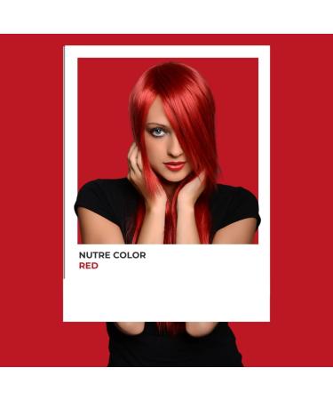 Nirvel NUTRE COLOR Garnet red 200 mL professional mask - temporary coloring - nutrition and brightness - Buy Online on GoSupps.com