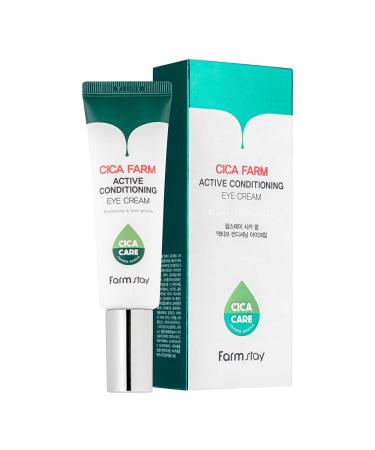 Farmstay Cica Farm Active Conditioning Eye Cream - Nourishing Anti-Aging Treatment for Bright Eyes | Fast International Shipping - Buy Online on GoSupps.com
