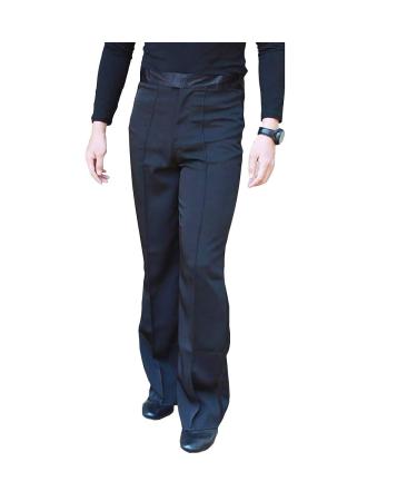 Hao Run Men's Ballroom Latin Salsa Dance Pants Smooth Competition Practice Trousers As Picture Show 34