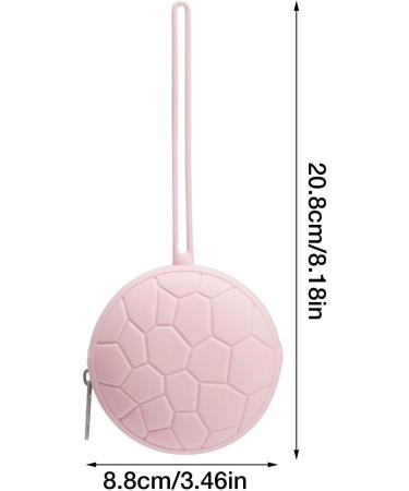 Aelevate Silicone Baby Pacifier Holder Case with Lanyard - Pink Diaper Bag Accessory & Zippered Pacifier Container - Buy Online on GoSupps.com
