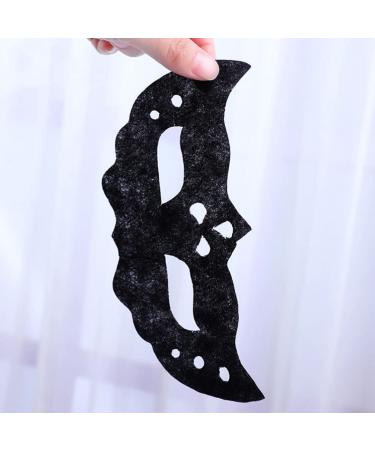 FRCOLOR 100 Sheets Bamboo Charcoal Eye Mask Paper - Non Woven DIY Cold Eye Patches | Professional Sleeping Mask for Travel - Buy Online on GoSupps.com