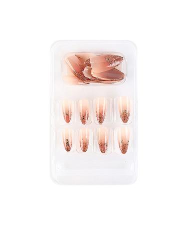 dijiusidy False Nail Perfect Matching Simple to Wear Fingernail Full Coverage Press Type Strong Viscosity Adjustable Paster Type 28 F741 Type 28 F741