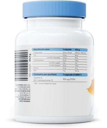  OSAVI Osavi Vitamin K2 MK-7 100mcg - 60 softgels - Buy Online on GoSupps.com