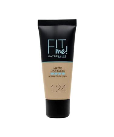 Maybelline New York - Fit Me Matte & Poreless Foundation - 124 Soft Sand