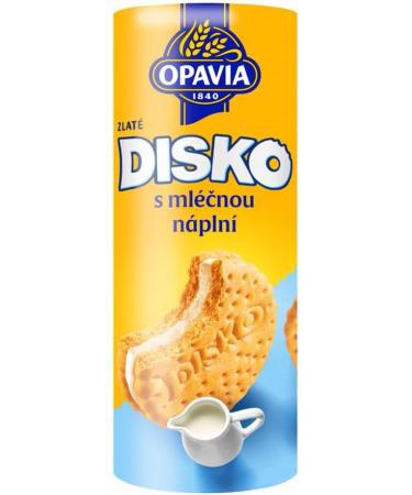  Kolonada OPAVIA Zlat Disko Biscuits filled with milk 18 x 169 g - Buy Online on GoSupps.com