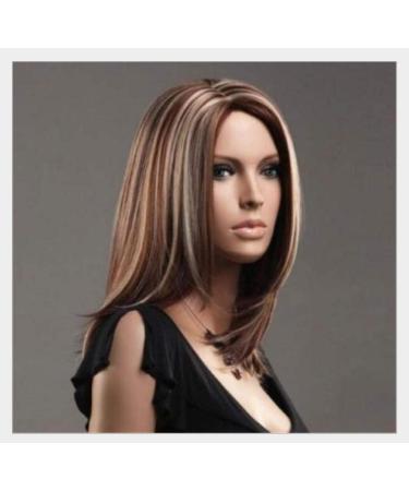 Buy BGHJUE N Wigmix Water Wave Wigs with Bangs - Heat Resistant Synthetic Long Brown Hair for African American Women | International Shipping Available - Buy Online on GoSupps.com